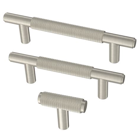 stainless steel cabinet knurled knobs|chrome knurled cabinet pulls.